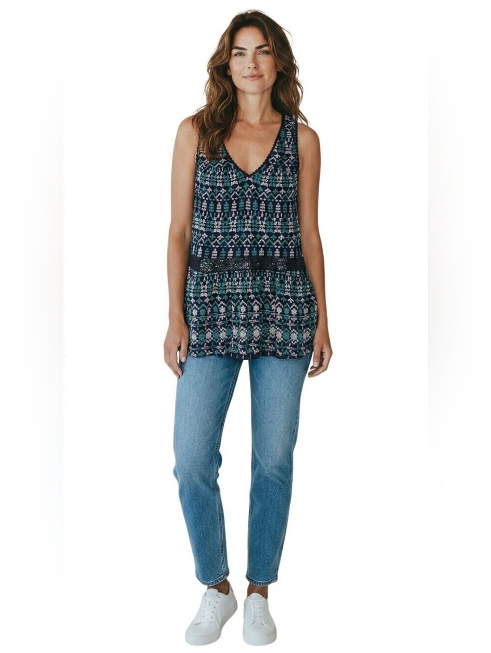 Maeve Embroidered Top
